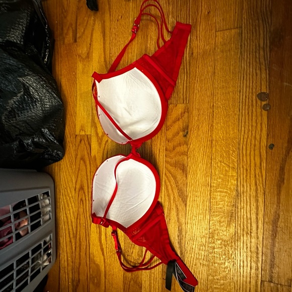 NWOT Women’s VS lace bombshell push up bra front close 34DD - Picture 4 of 5